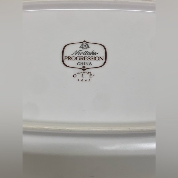 1970s Vtg Discontinued NORITAKE Japan Progression Ole Vegetable Serving Bowl - Picture 10 of 13